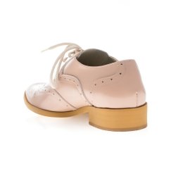 Pantofi piele naturala Beatrice Nude Lacuit - sau Orice Culoare